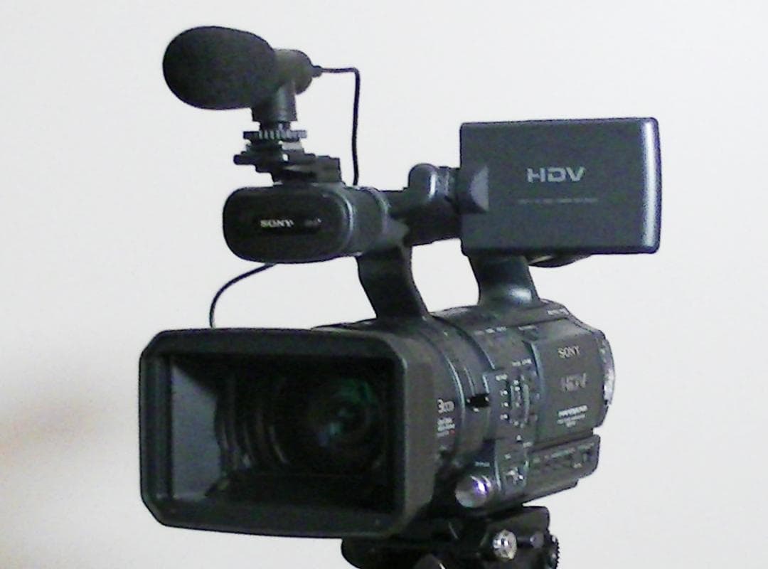 稲*一様 【ジャンク】SONY HDR-FX1 ハンディカム　外部マイク付