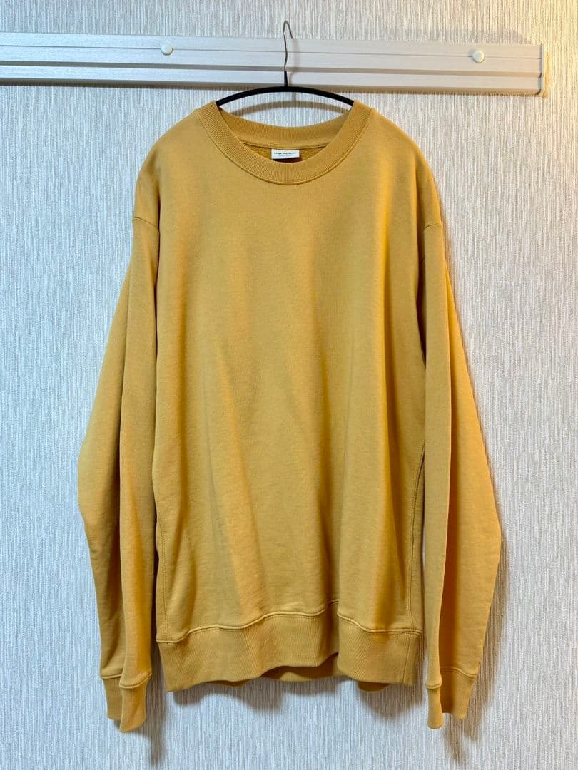 DRIES VAN NOTEN マスタード スウェット XLサイズ