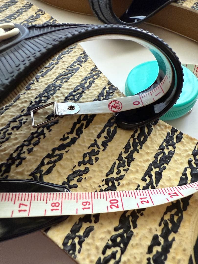 CHANEL ビーチサンダル サイズ39 ブラック/ベージュ