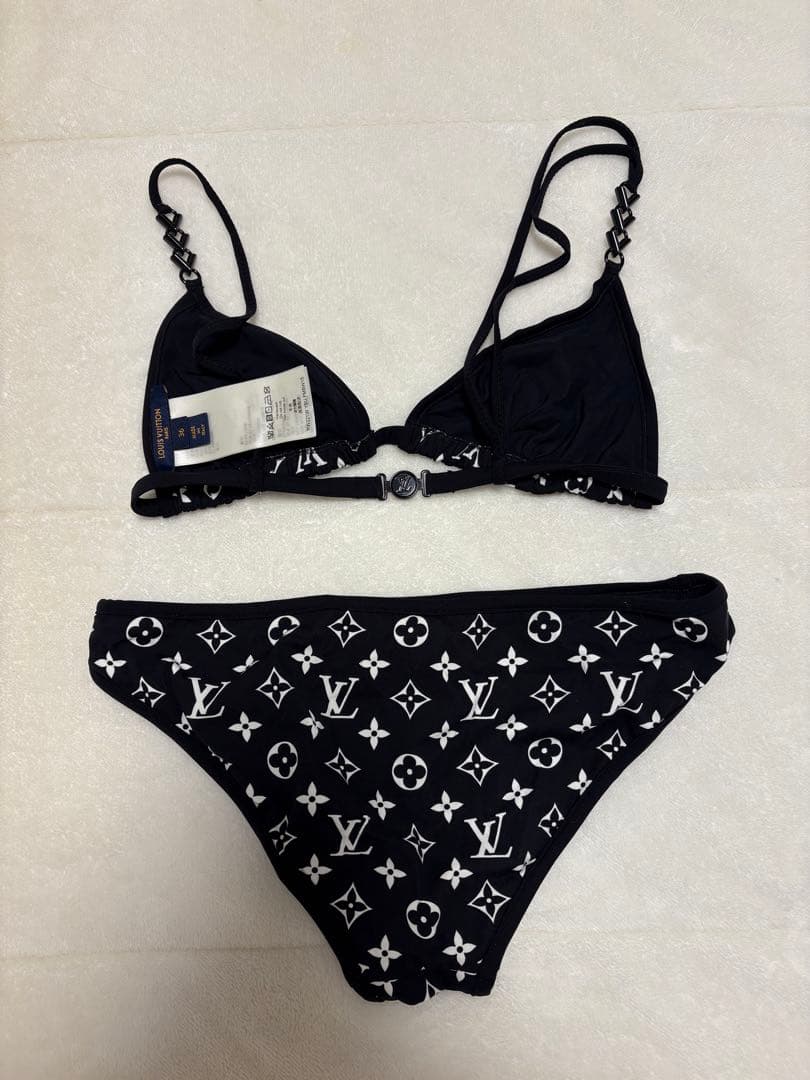 ルイ・ヴィトン ブラック セパレートビキニ 36