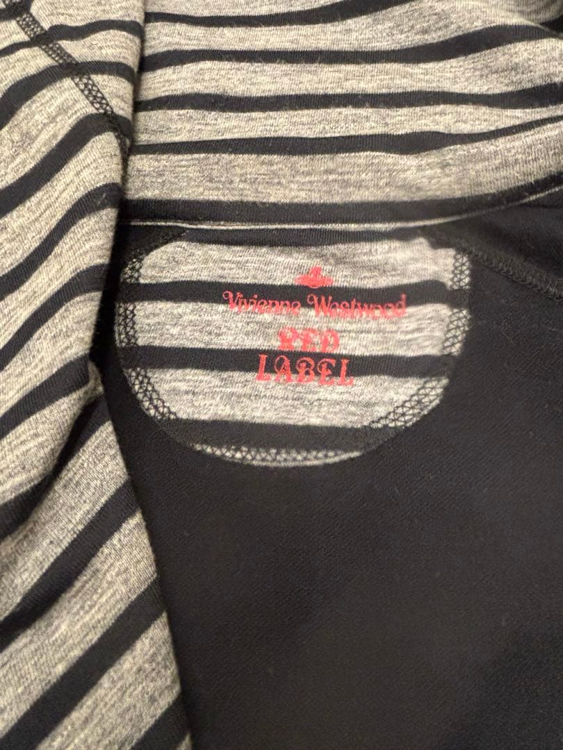 Vivienne Westwood　半袖ボーダーロングパーカー