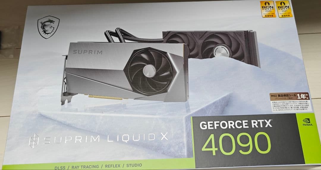s*o様 【NVIDIA】MSI RTX4090 SUPRIM LIQUID X