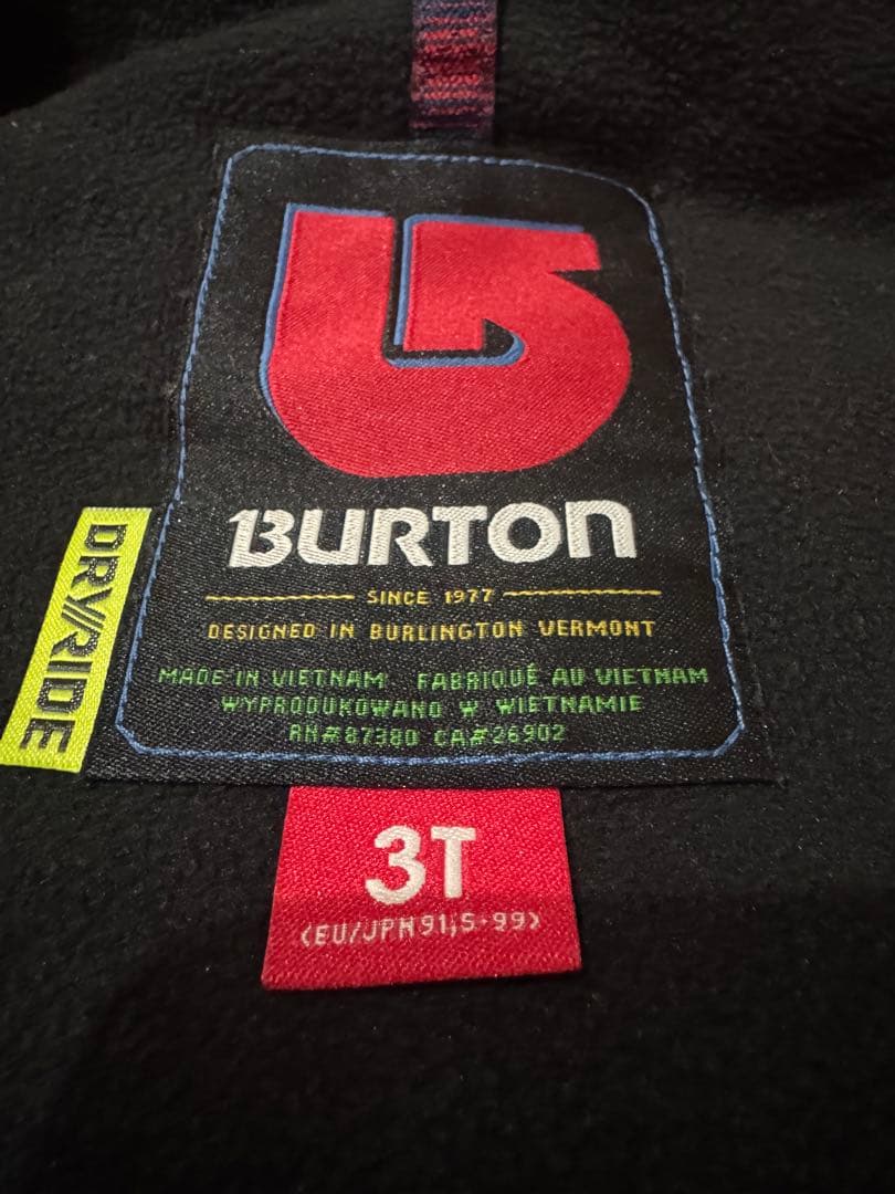 【バラ売り可】Burton スキーウェア + 手袋+スノーブーツ
