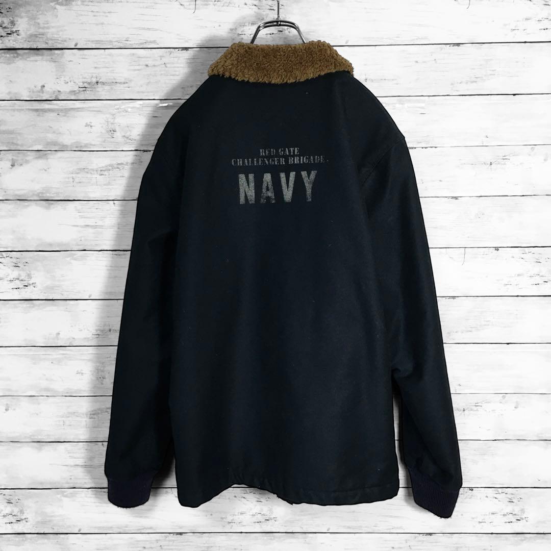 チャレンジャー N-1 デッキジャケット ネイビー Lサイズ