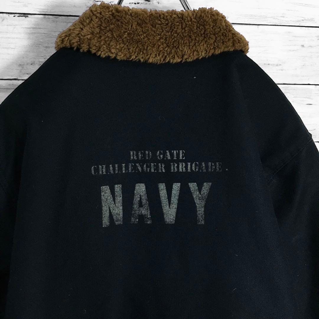 チャレンジャー N-1 デッキジャケット ネイビー Lサイズ