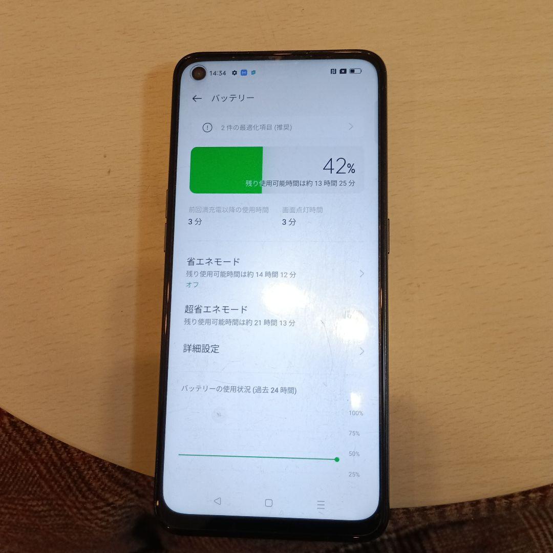 Oppo 5aスマートフォン ブラックSIMフリー