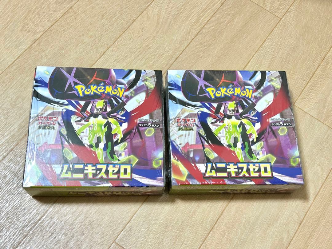 ポケモンカードゲーム MEGA ムニキスゼロ　シュリンク付き　2ボックスセット