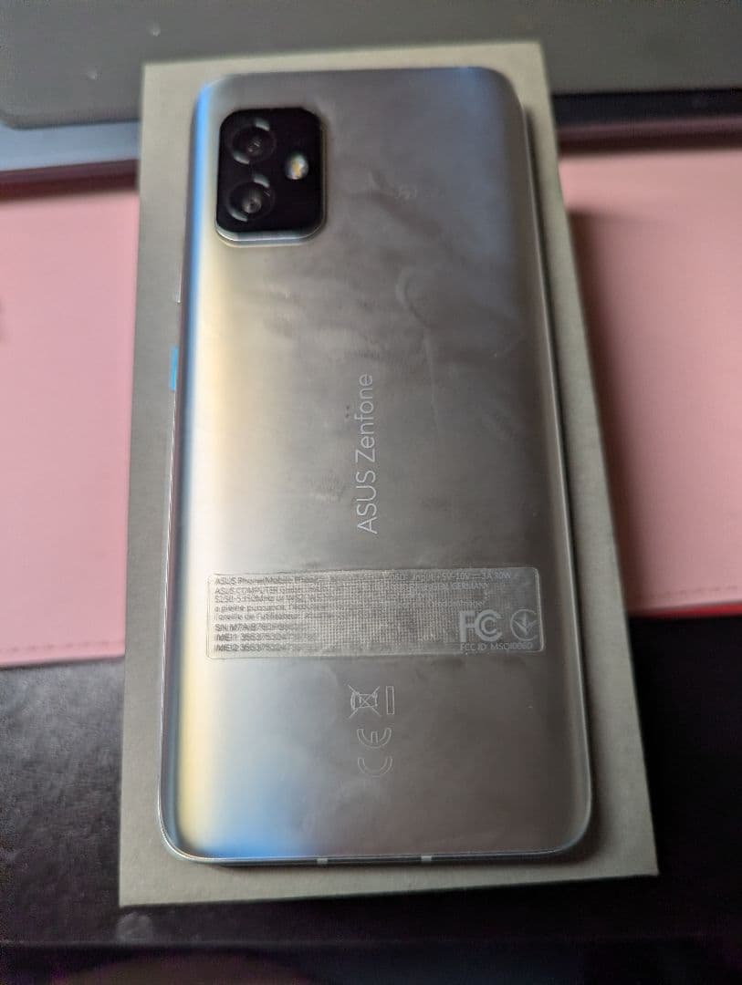 u*0様 ASUS Zenfone 8 128GB Android 13 本体