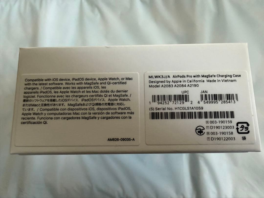 Apple AirPods Pro MLWK3J 中古