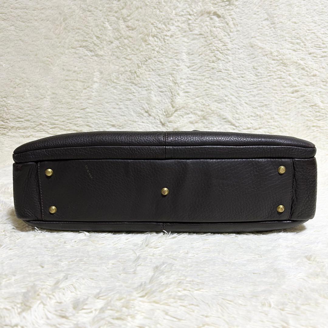 porter 吉田カバン オールレザービジネスバッグ シボ革 2way ブラウン