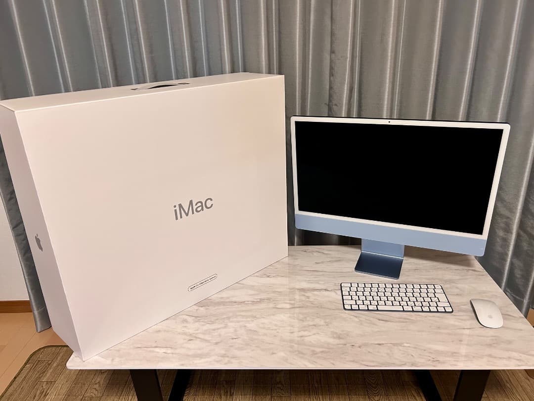 iMac M1 ブルー メモリ16GB ストレージ256GB