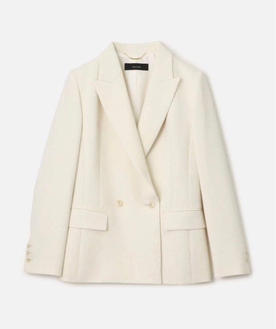 【新品未使用】アルアバイル リオペルマットストレッチダブルジャケット アイボリー