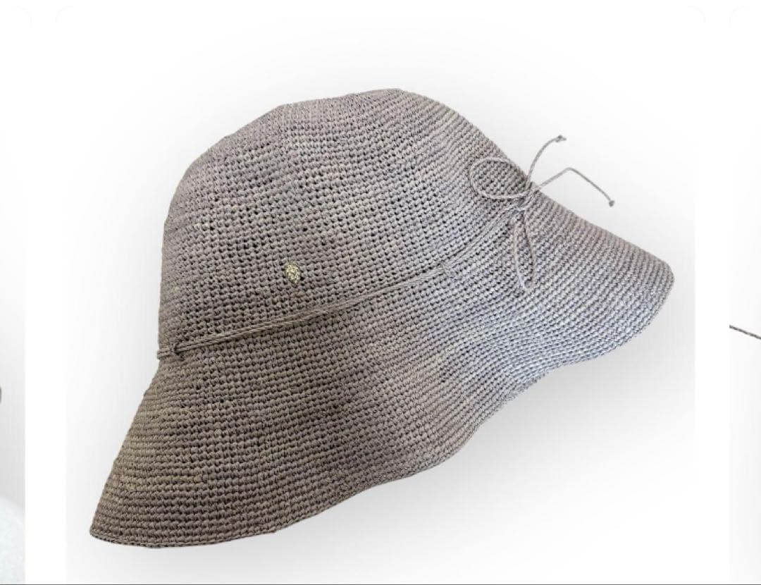 美品【HELEN KAMINSKI 】ラフィアハットグレージュ