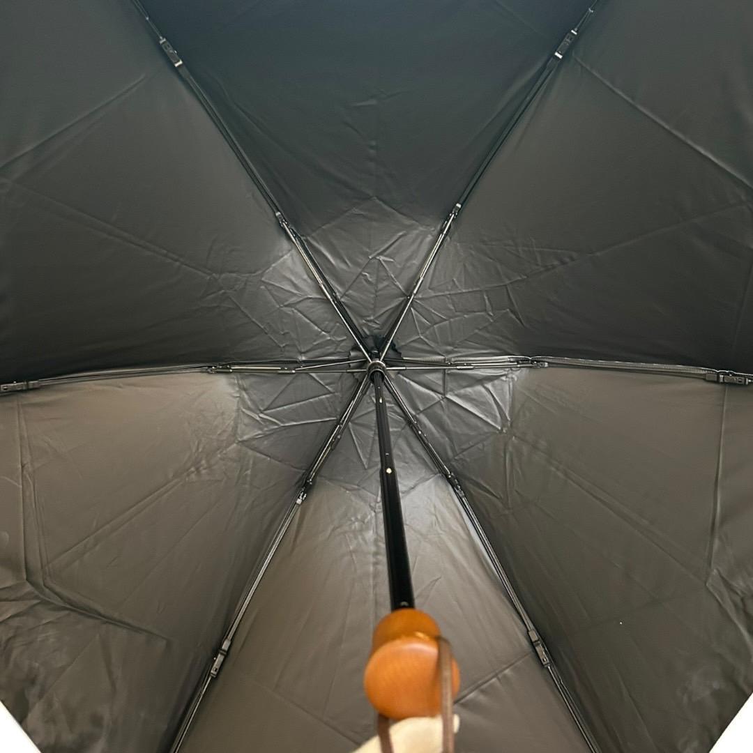 SUN BARRIER 100 3段折 無地 晴雨兼用 折りたたみ傘 ホワイト