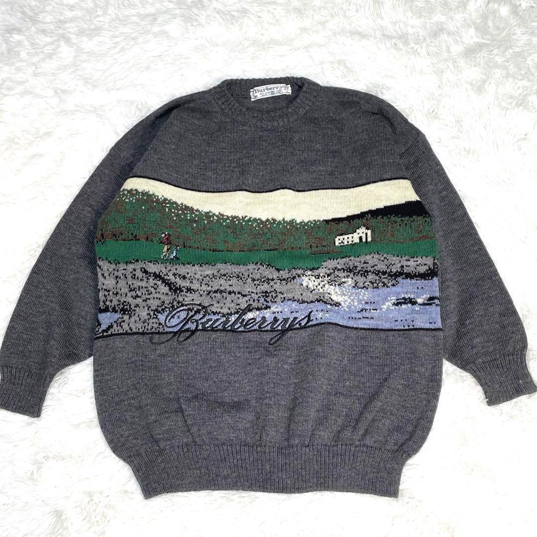 c-boy style　お洒落コーデ　バーバリーズ　ニット　L.L.Bean　M