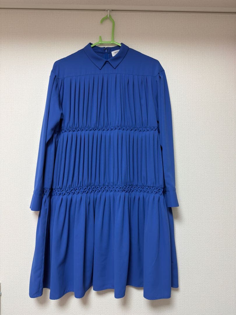 CELFORD HANAE MORIコラボ 衿付きティアードワンピース