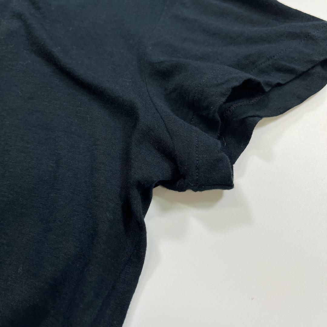 CHANEL 半袖 カットソー チェーン装飾 Ｔシャツ 黒 シャネル