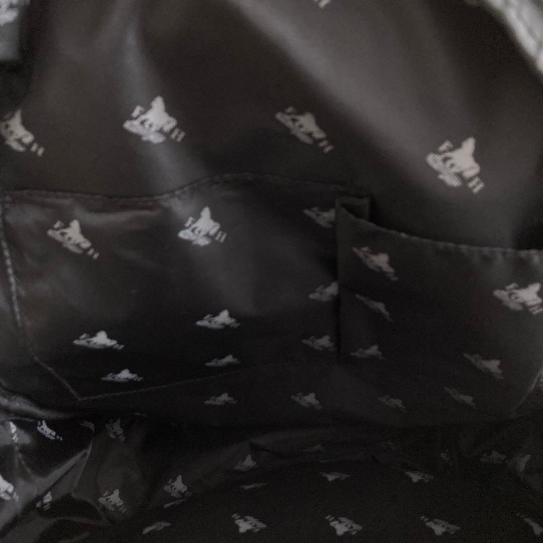 ホースレザー バックパック 黒 FLYING HORSE 馬革 美品 リュック