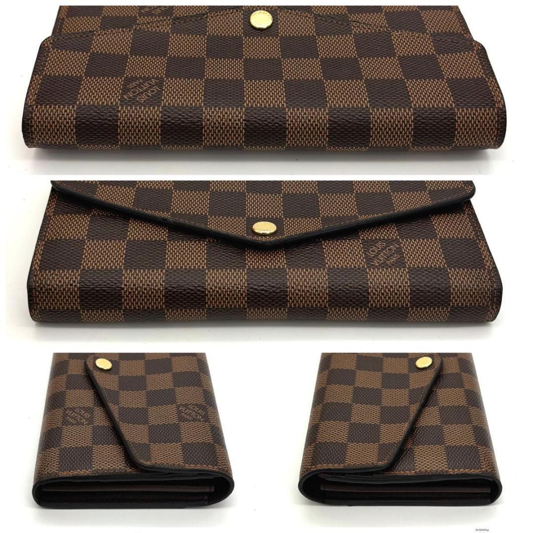 【新型IC】ルイヴィトン ダミエ ポルトフォイユ サラ 長財布 16カード