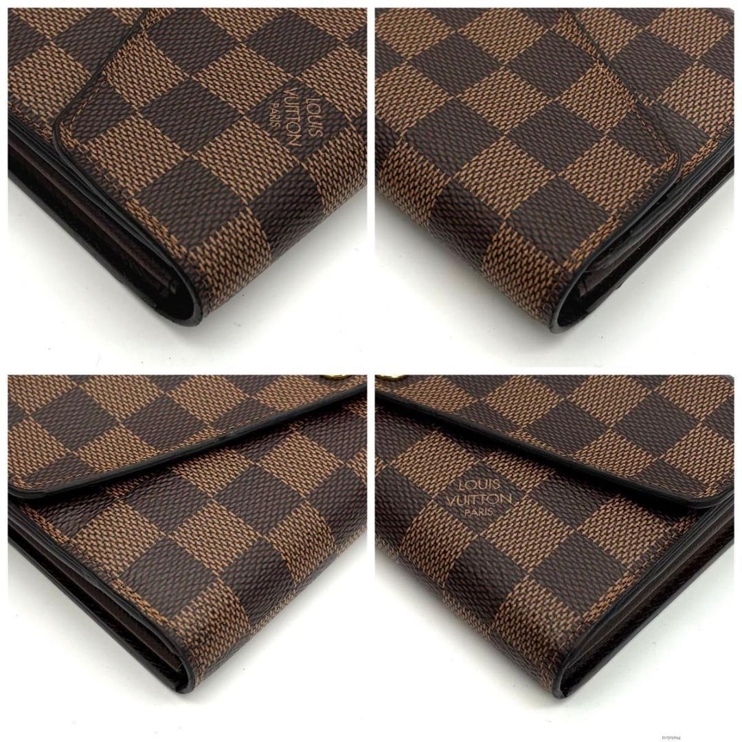 【新型IC】ルイヴィトン ダミエ ポルトフォイユ サラ 長財布 16カード