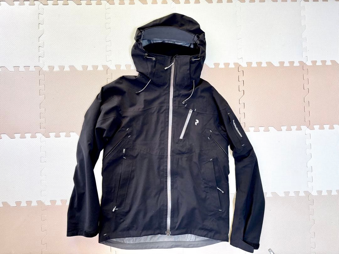 ピークパフォーマンス　スキーウェア　ゴアテックス　メンズM〜L 黒　ブラック