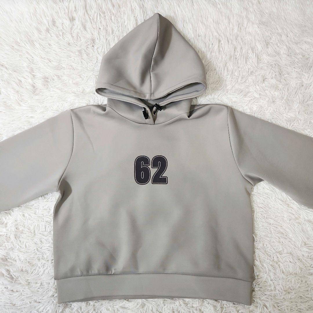 極美品 cuarto united フード付ナンバリングパーカー スカートセット