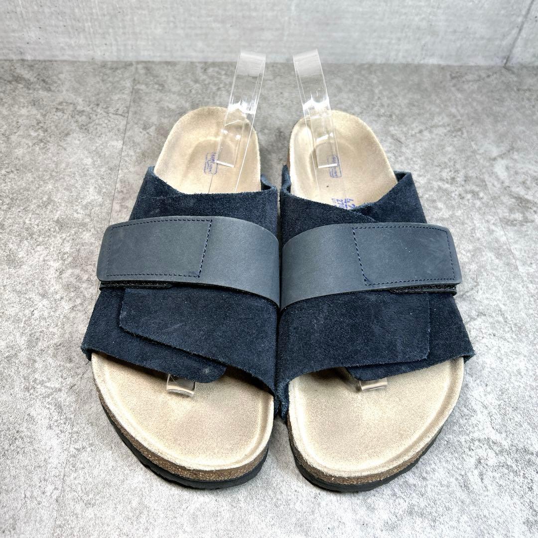 極美品✨【BIRKEN STOCK】KYOTO/サンダル/スウェード/ネイビー/