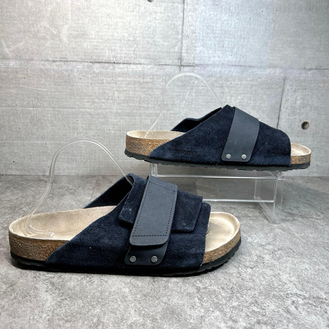 極美品✨【BIRKEN STOCK】KYOTO/サンダル/スウェード/ネイビー/