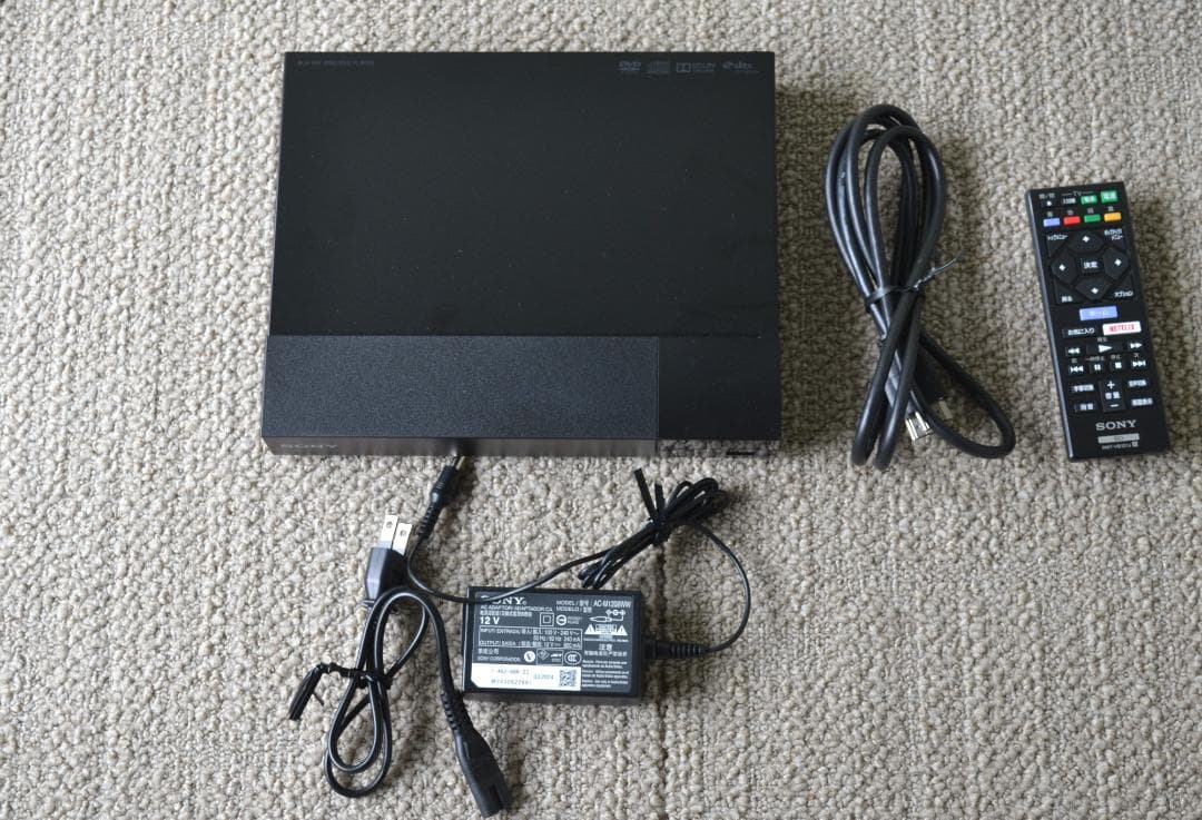 2024年SONY ブルーレイプレーヤー BDP-S1500 HDMIケーブル付