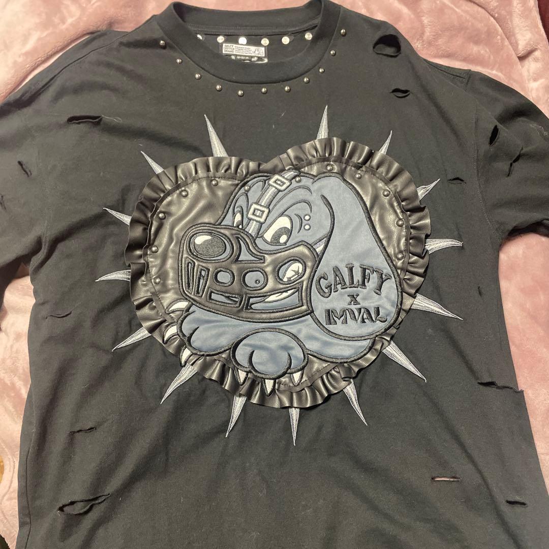 や*読様 IMVAL×GALFY ガルフィー　Tシャツ　ブラック