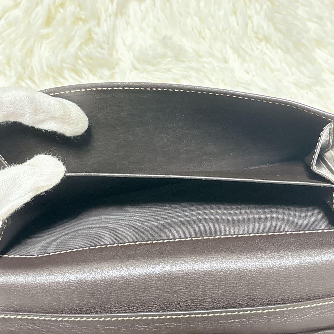 GUCCI GGキャンバス ラブリーハート 長財布 濃茶