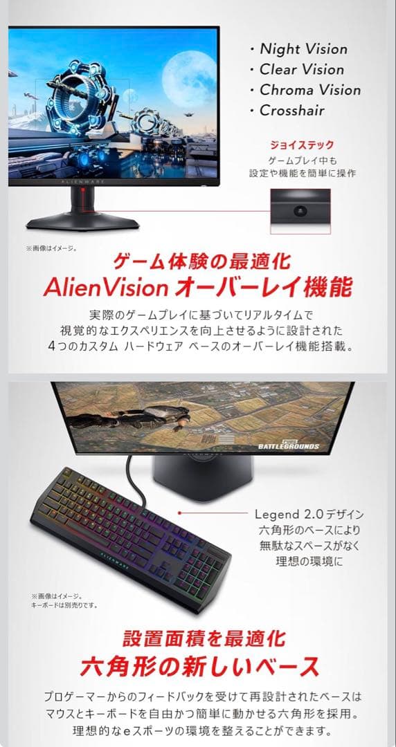 Dell AW2523HF 24.5インチ Alienware 360hz