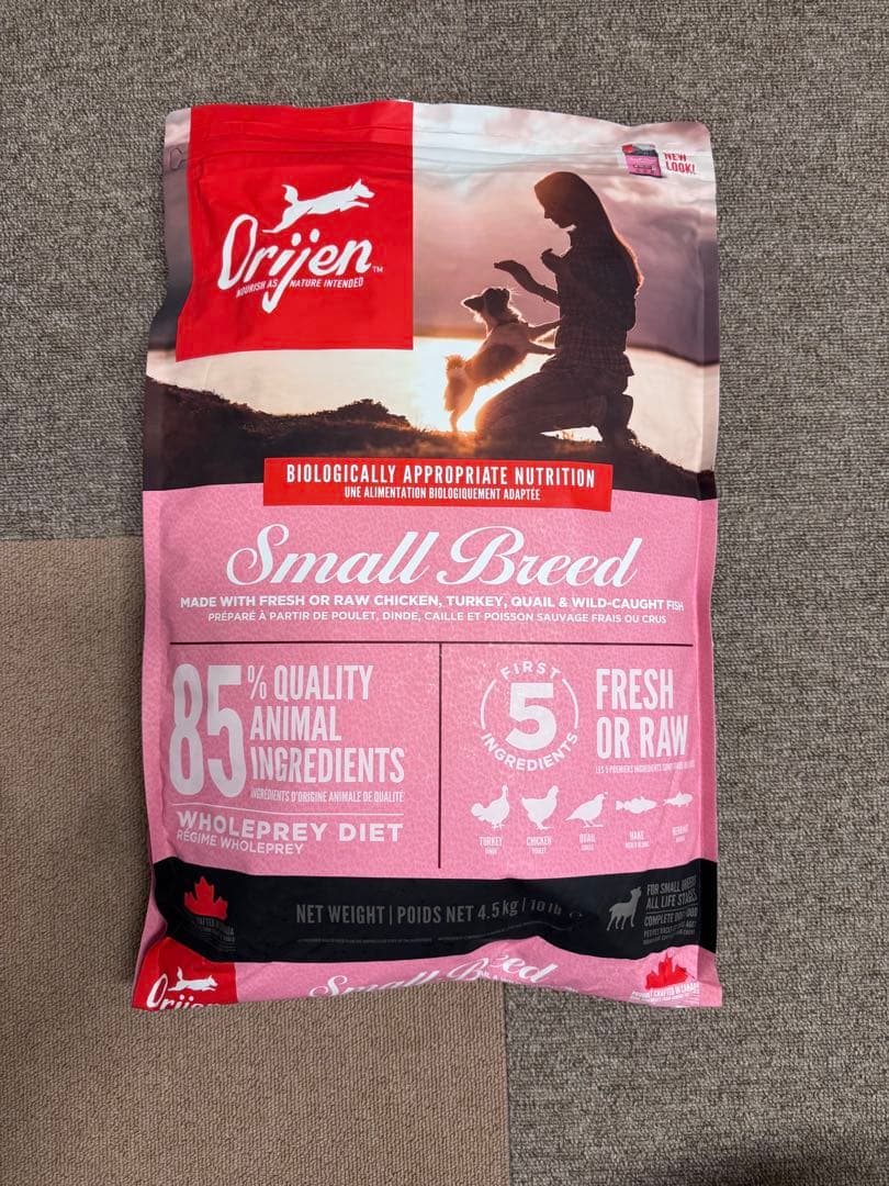 orijen オリジンスモールブリード4.5kgx2