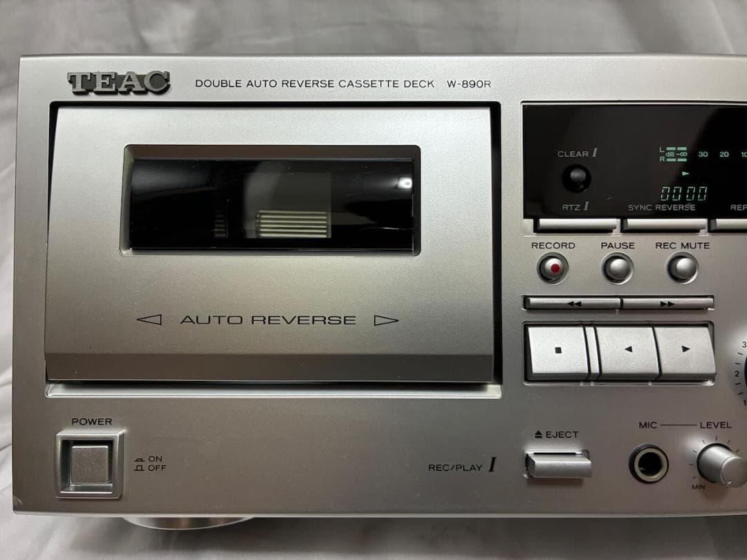 TEAC W-890R S ダブルオートリバースカセットデッキ