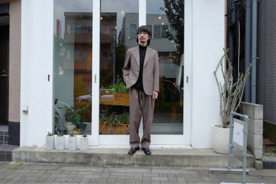 スーツ AURALEE BLUEFACED WOOL SLACKS 20AW brown