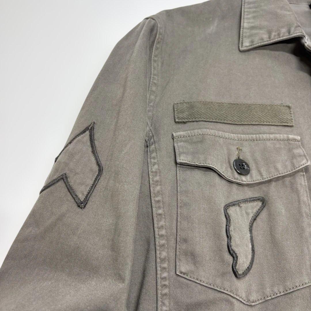 wjk オリーブグリーン ミリタリージャケット 洗えます