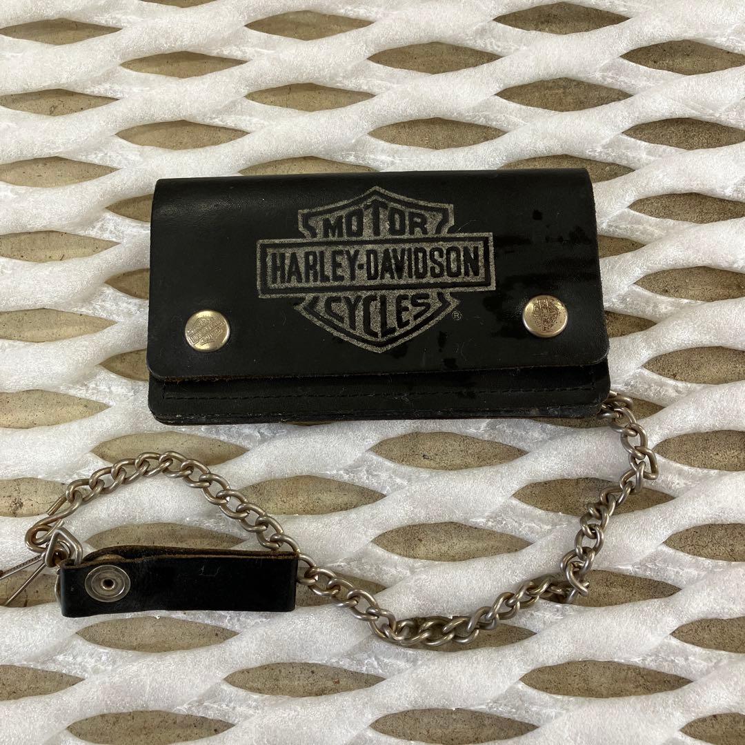ハーレー　財布　チェーン付き