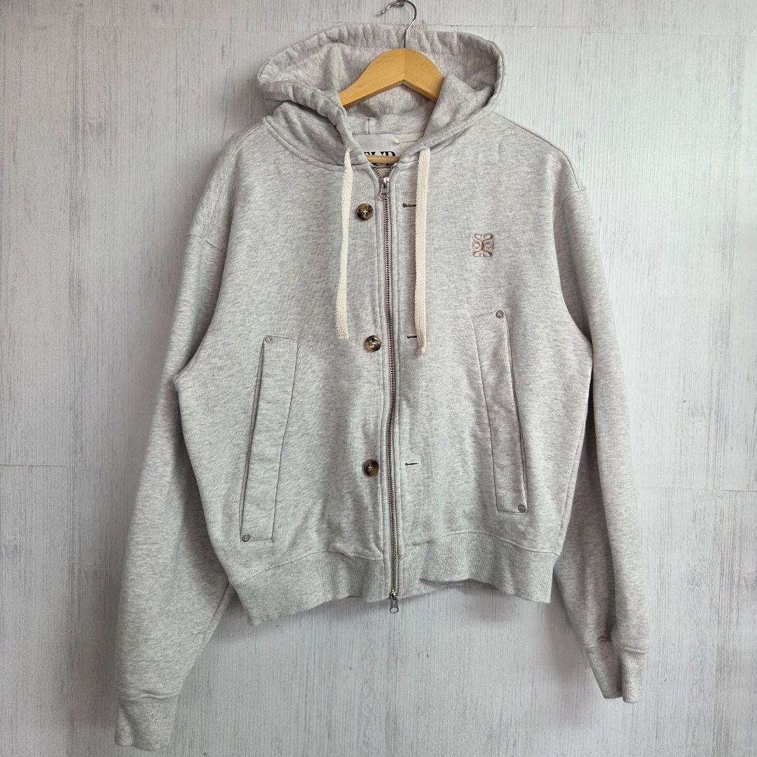 SATUR セター 韓国 ジップパーカー ダブルジップパーカー　M　レディース