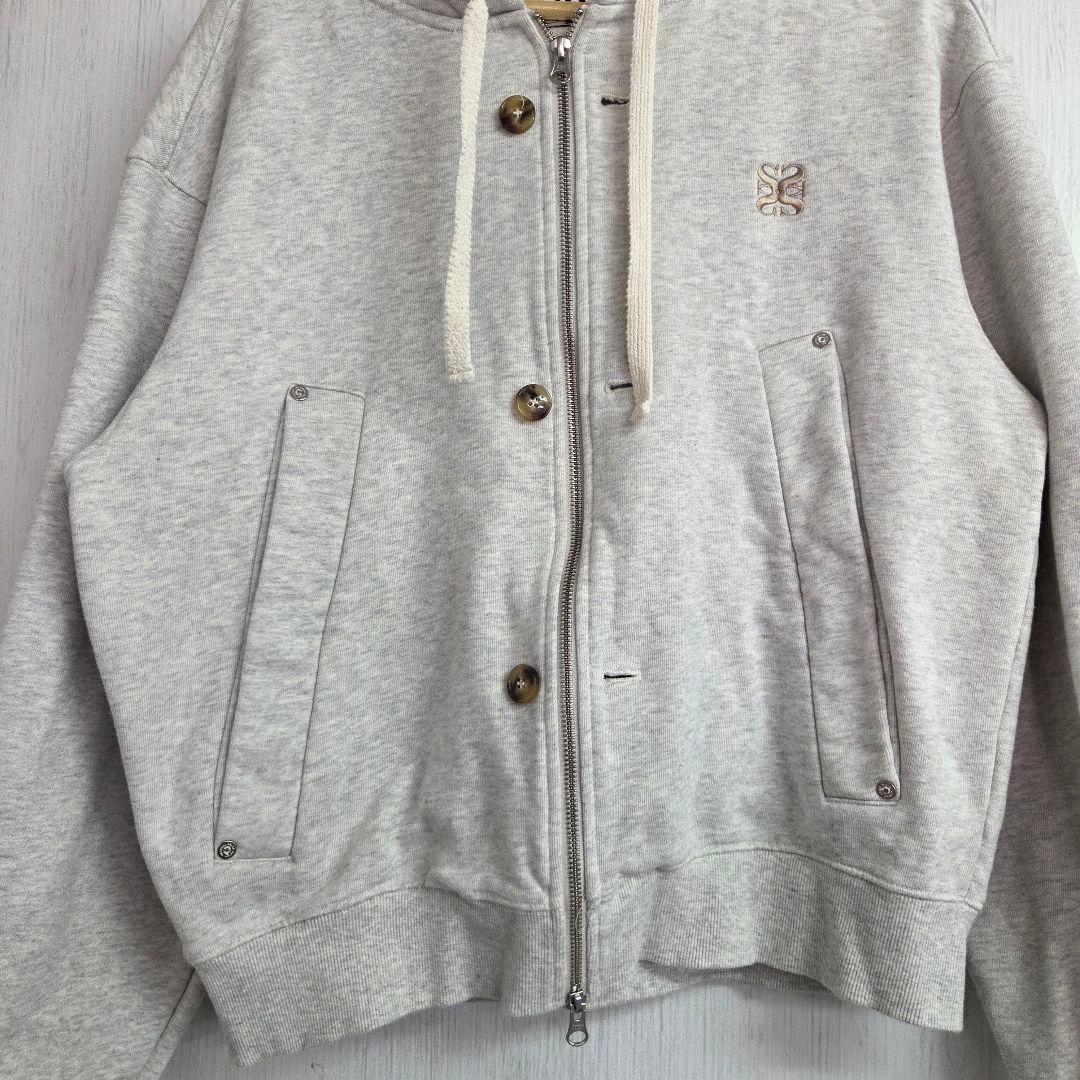 SATUR セター 韓国 ジップパーカー ダブルジップパーカー　M　レディース