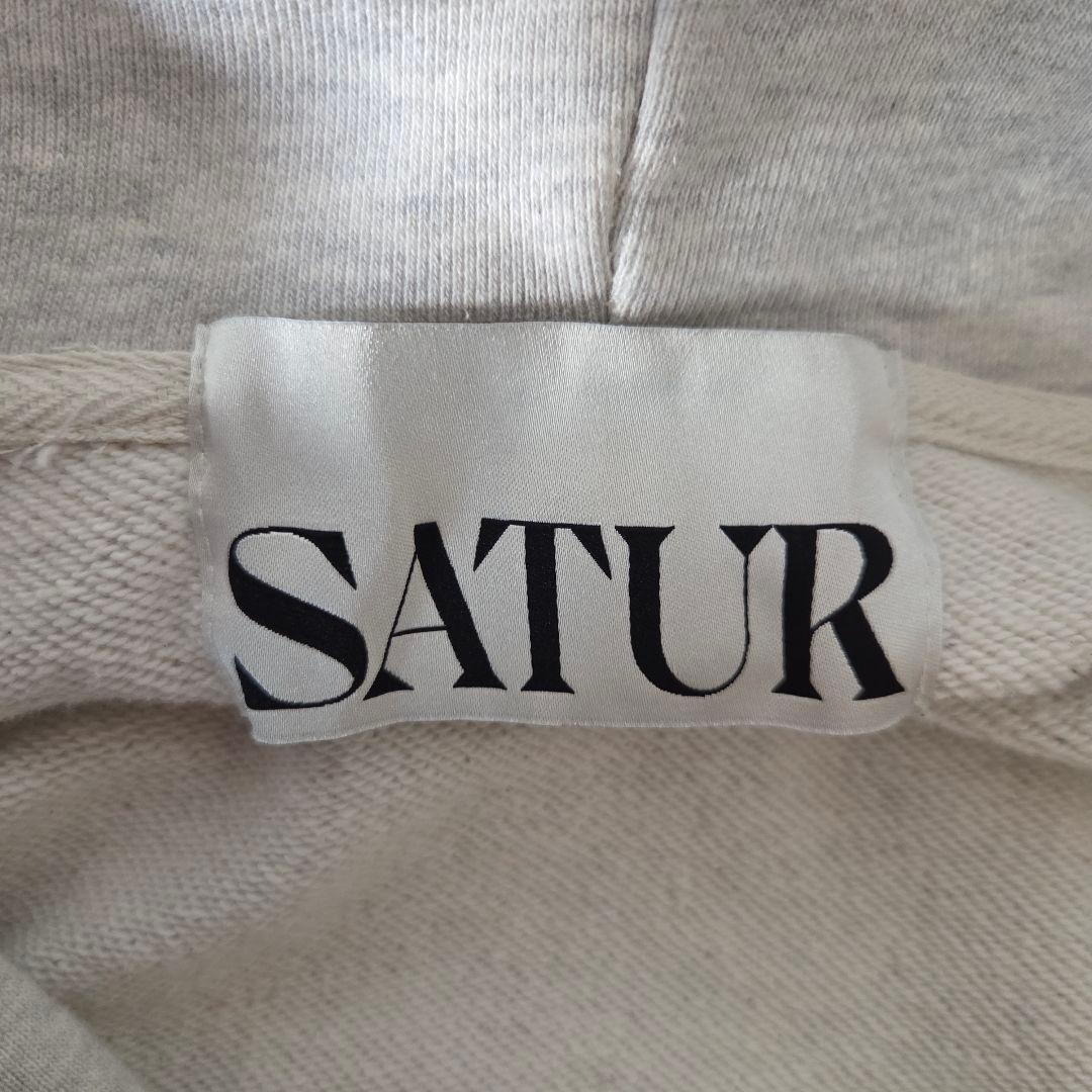 SATUR セター 韓国 ジップパーカー ダブルジップパーカー　M　レディース