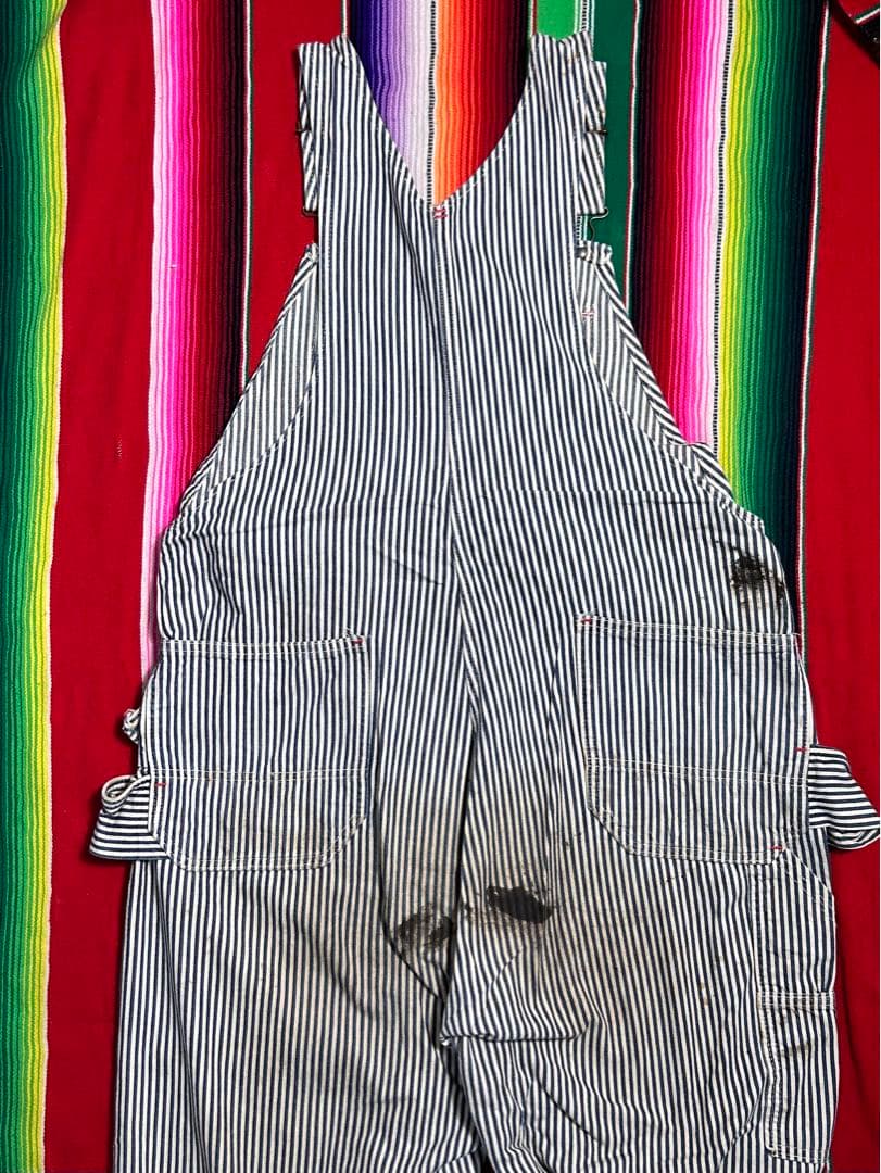 と*ん様 1940s ヴィンテージオーバーオール　ヒッコリー　ダブルニー　エプロ