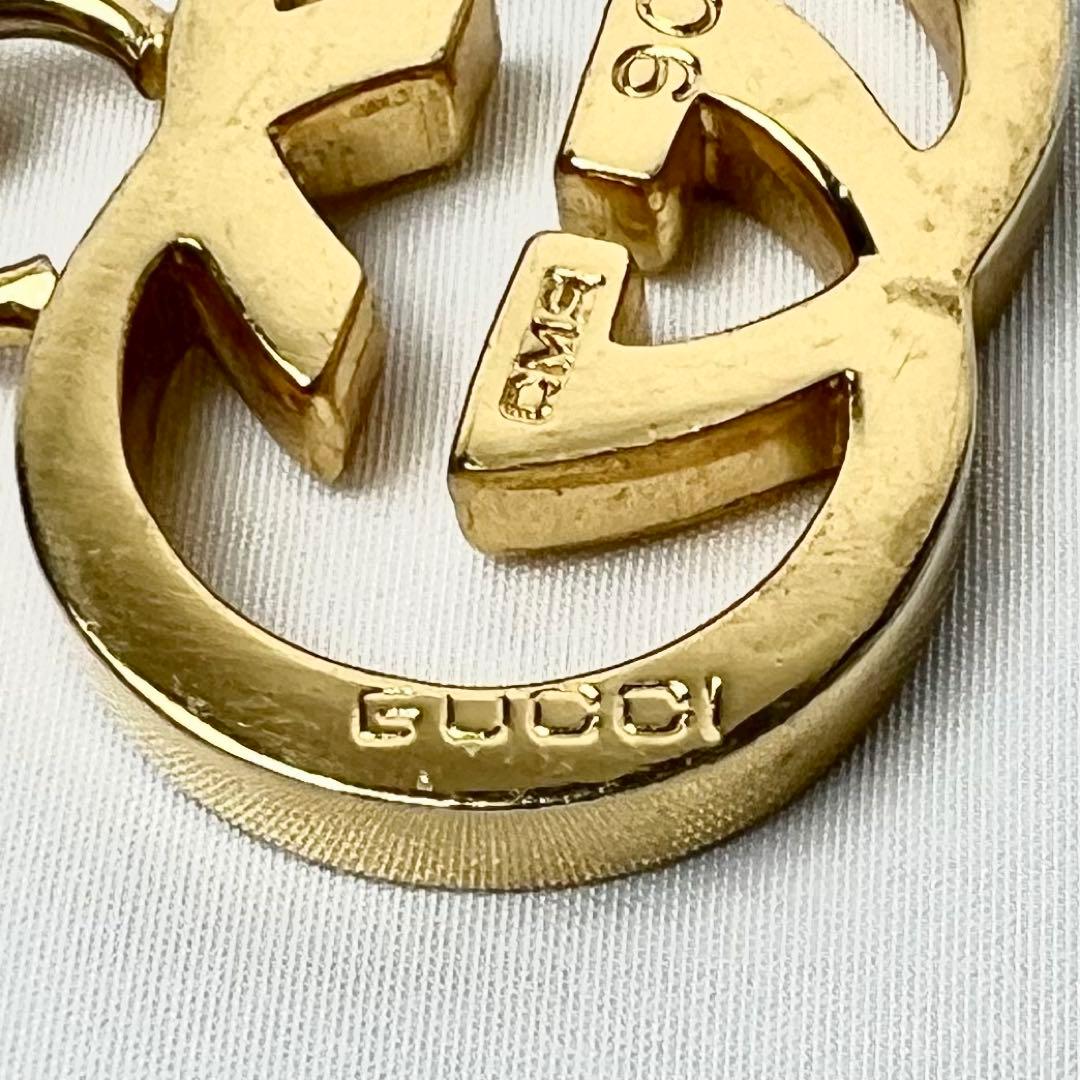 美品 GUCCI チェーンベルト インターロッキング ホースビット ゴールド