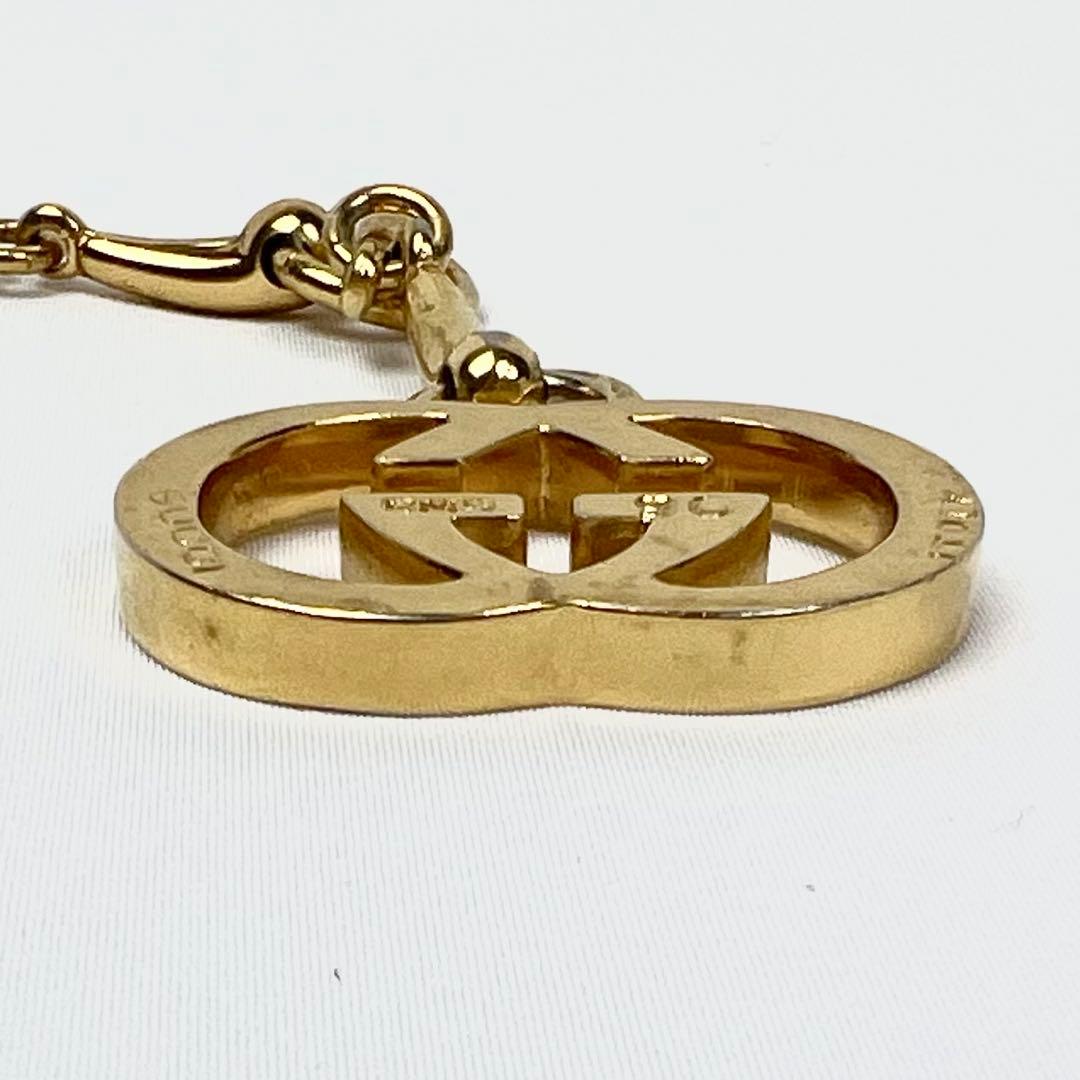 美品 GUCCI チェーンベルト インターロッキング ホースビット ゴールド