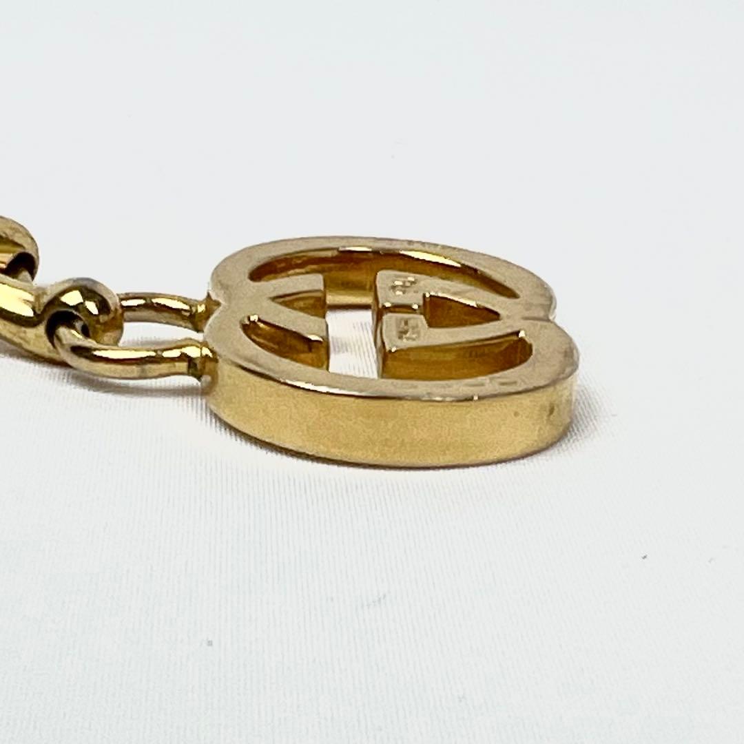 美品 GUCCI チェーンベルト インターロッキング ホースビット ゴールド