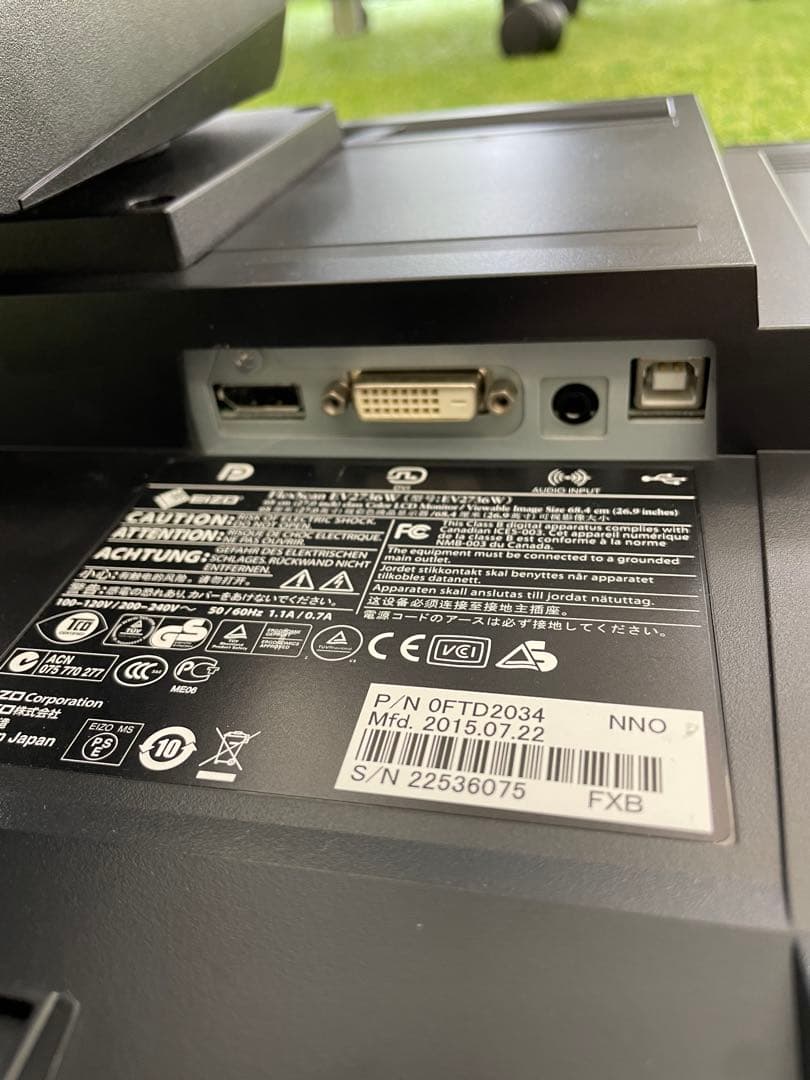 EIZO Flex Scan EV2736W-Z 27インチ