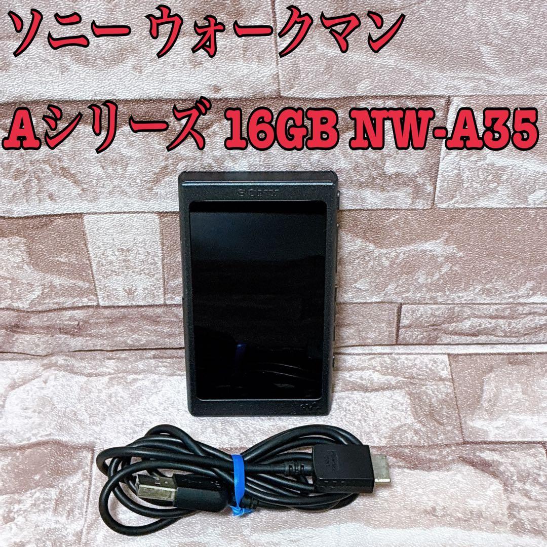 ソニー ウォークマン Aシリーズ 16GB NW-A35 チャコールブラック