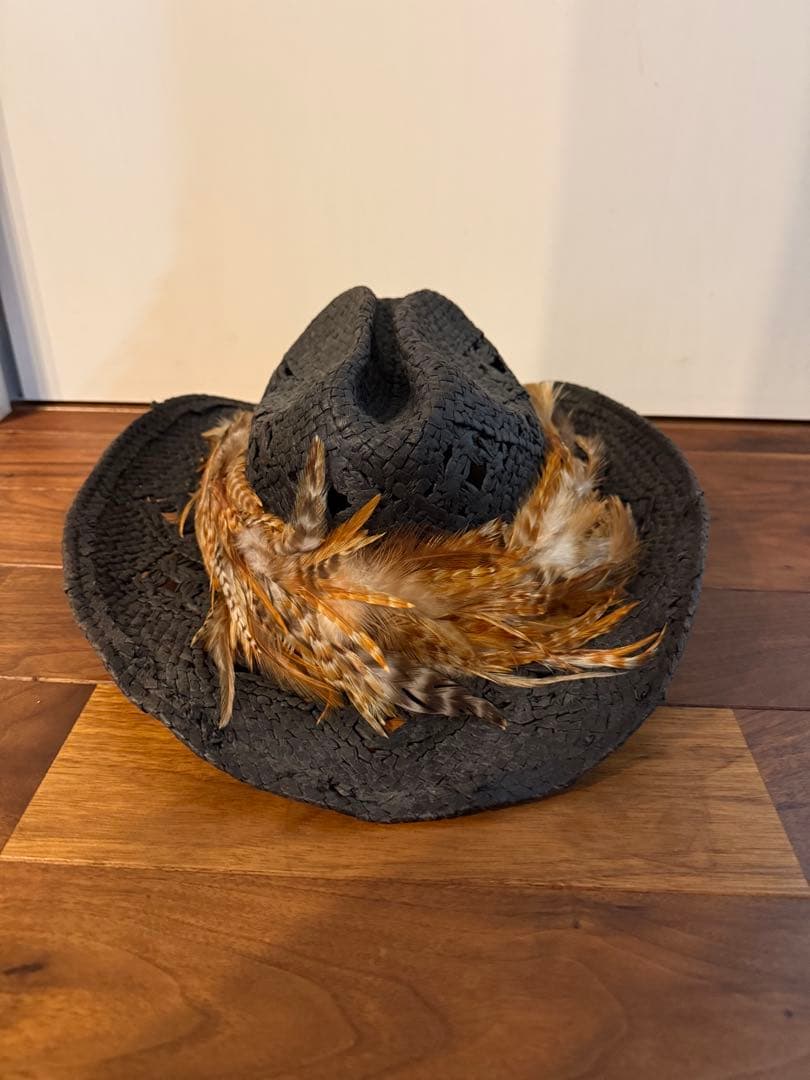 00s goa feather hat japanese label ハット
