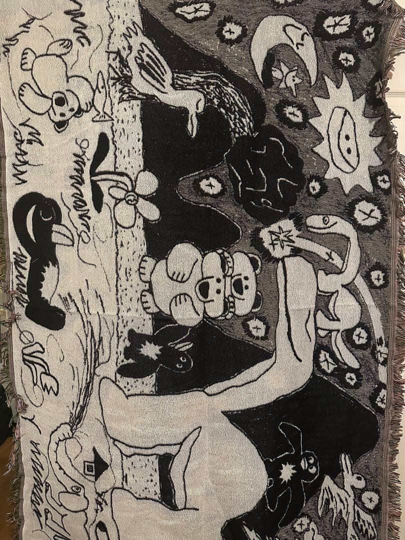 unico×Daisuke Kondo ブラウンケット　モノトーン