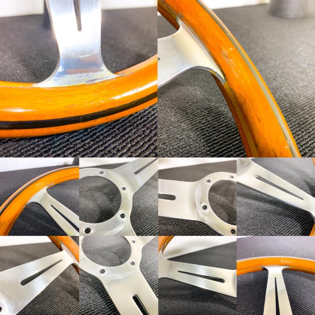 ナルディ クラシック ウッドステアリング おまけホーンボタン・ネジ6本付