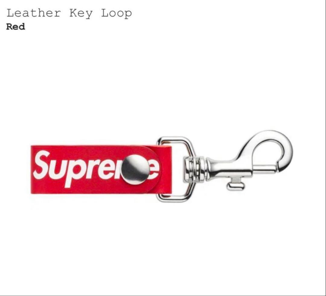 【新品未使用】supreme Leather Key Loop